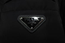 画像をギャラリービューアに読み込む, 極美品 PRADA プラダ ニット スウェット UMB237 S212 1Y12 イタリア製 ウール ブラック シルバー金具 サイズ46 中古 64709 