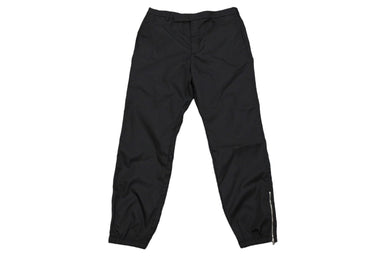 極美品 PRADA プラダ Re-Nylon パンツ トライアングルロゴ ジョガー ブラックナイロン サイズ50 SPH109 中古 64713 