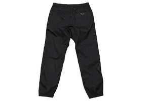 極美品 PRADA プラダ Re-Nylon パンツ トライアングルロゴ ジョガー ブラックナイロン サイズ50 SPH109 中古 64713 
