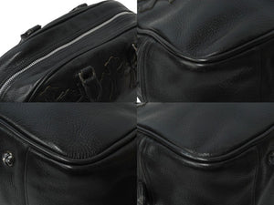 ChromeHearts クロムハーツ スモール ジムバッグ セメタリークロスパッチ ボストンバッグ CHチャーム ブラック 良品 中古 64717