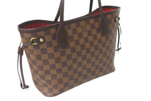 Load image into Gallery viewer, 極美品 LOUIS VUITTON ルイヴィトン ネヴァーフルPM トートバッグ N51109 ブラウン ゴールド金具 中古 64728
