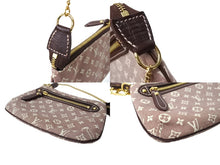 Load image into Gallery viewer, LOUIS VUITTON ルイ ヴィトン ミニ ポシェット アクセソワール ハンドバッグ M62999 モノグラムイディール セピア 美品 中古 64731