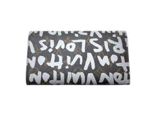 Load image into Gallery viewer, LOUIS VUITTON ルイ ヴィトン ポルトモネ クレディ 長財布 ノグラム グラフィティ M92189 PVC ブラウン アルジャン 美品 中古 64738