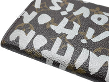 Load image into Gallery viewer, LOUIS VUITTON ルイ ヴィトン ポルトモネ クレディ 長財布 ノグラム グラフィティ M92189 PVC ブラウン アルジャン 美品 中古 64738