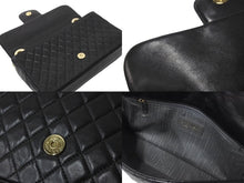 Load image into Gallery viewer, CHANEL シャネル マトラッセ ウエストミンスター バッグ 15番台 ラムスキン レザー コットンパール ブラック 美品 中古 64739