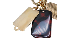 画像をギャラリービューアに読み込む, LouisVuitton ルイヴィトン 村上隆 ビジューサックモノグラモフラージュ キーリング キーホルダー M65635 美品 中古 64745