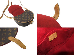 LOUIS VUITTON ルイヴィトン モノグラム タンブラン ショルダーバッグ ブラウン モノグラムキャンバス ロゴ 斜め掛け M51179 美品 中古 64747