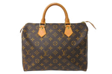 Load image into Gallery viewer, LOUIS VUITTON ルイヴィトン モノグラム スピーディー30 ハンドバッグ 旧型 ロゴ M41526 PVC レザー ゴールド金具 美品 中古 64748