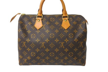 Load image into Gallery viewer, LOUIS VUITTON ルイヴィトン モノグラム スピーディー30 ハンドバッグ 旧型 ロゴ M41526 PVC レザー ゴールド金具 美品 中古 64748