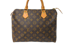 Load image into Gallery viewer, LOUIS VUITTON ルイヴィトン モノグラム スピーディー30 ハンドバッグ 旧型 ロゴ M41526 PVC レザー ゴールド金具 美品 中古 64748