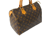 Load image into Gallery viewer, LOUIS VUITTON ルイヴィトン モノグラム スピーディー30 ハンドバッグ 旧型 ロゴ M41526 PVC レザー ゴールド金具 美品 中古 64748