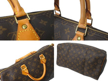 Load image into Gallery viewer, LOUIS VUITTON ルイヴィトン モノグラム スピーディ35 ハンドバッグ M41524 ブラウン 旧型 ロゴ 手持ち 鞄 美品 中古 64749