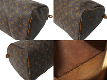 Load image into Gallery viewer, LOUIS VUITTON ルイヴィトン モノグラム スピーディ35 ハンドバッグ M41524 ブラウン 旧型 ロゴ 手持ち 鞄 美品 中古 64749