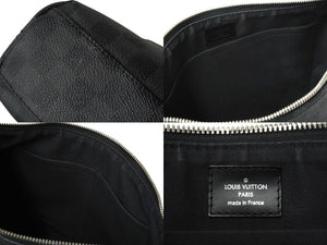 極美品 LOUIS VUITTON ルイヴィトン ミックPM ショルダーバッグ N41211 ブラック ダミエ グラフィット 中古 64751