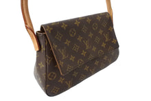 Load image into Gallery viewer, LOUIS VUITTON ルイヴィトン モノグラム ミニルーピング ワンショルダーバッグ ブラウン ロゴ 鞄 肩掛け M51147 美品 中古 64754