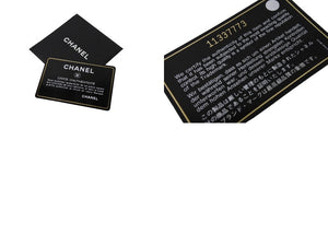極美品 CHANEL シャネル トートバッグ バリビアリッツトートTGM 11番台 ブラック コーティングキャンバス レザー シルバー金具 中古 64756