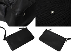 極美品 CHANEL シャネル トートバッグ バリビアリッツトートTGM 11番台 ブラック コーティングキャンバス レザー シルバー金具 中古 64756