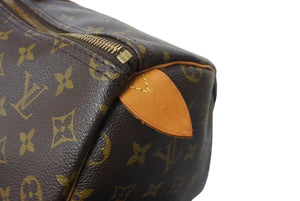 LOUIS VUITTON ルイ ヴィトン キーポル50 ボストンバッグ M41416 モノグラム キャンバス ヌメ革 ゴールド金具 美品 中古 64762