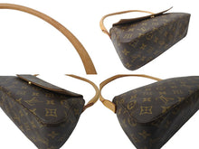 Load image into Gallery viewer, LOUIS VUITTON ルイヴィトン モノグラム ミニルーピング ワンショルダーバッグ ブラウン ロゴ 鞄 肩掛け M51147 美品 中古 64765