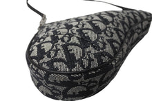 画像をギャラリービューアに読み込む, 新品同様 ChristianDior クリスチャンディオール サドルポーチ ワンショルダーバッグ トロッター MC 1012 ネイビー 中古 64769