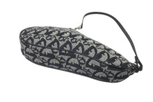 画像をギャラリービューアに読み込む, 新品同様 ChristianDior クリスチャンディオール サドルポーチ ワンショルダーバッグ トロッター MC 1012 ネイビー 中古 64769