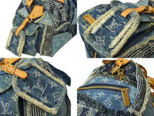 Load image into Gallery viewer, LOUIS VUITTON ルイヴィトン モノグラムデニム パッチワーク スピーディ30 ハンドバッグ ロゴ ブルー 青 鞄 M95380 美品 中古 64777