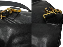 画像をギャラリービューアに読み込む, CHANEL シャネル リュック デカココマーク ヴィンテージ キャビアスキン ブラック ゴールド金具 シリアル不明 美品 中古 64778