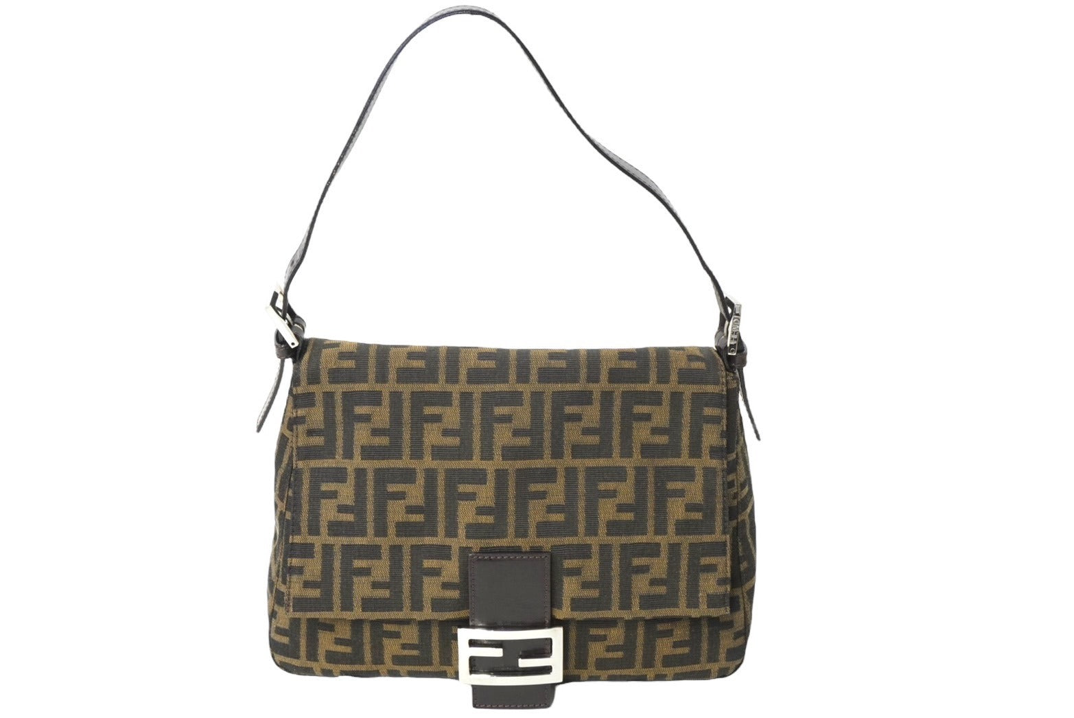 FENDI フェンディ ズッカ柄 マンマバケット ワンショルダーバッグ 