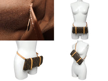 画像をギャラリービューアに読み込む, LOUIS VUITTON ルイヴィトン モノグラム ポシェット マレル ウエストバッグ M51159 ブラウン ロゴ ウエストポーチ 美品 中古 64787