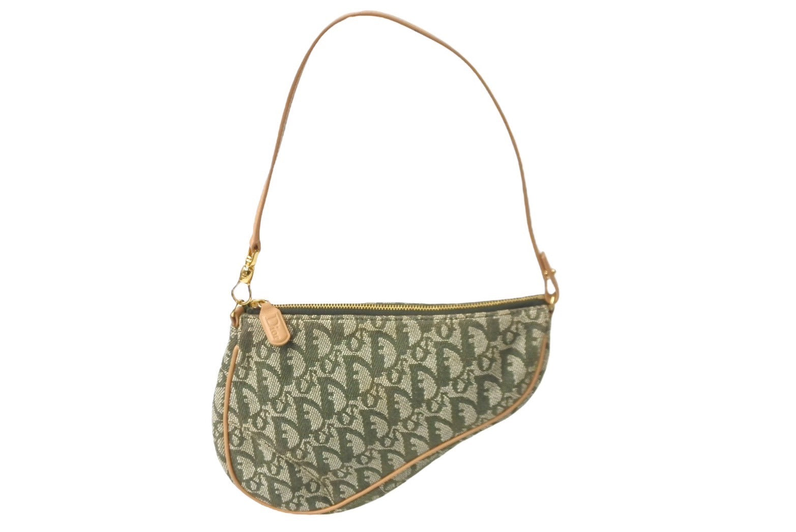 極美品 Christian Dior クリスチャンディオール トロッター サドル 
