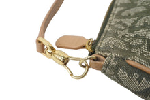 Load image into Gallery viewer, 極美品 Christian Dior クリスチャンディオール トロッター サドルポーチ ワンショルダー グリーン MC 0071 中古 64788