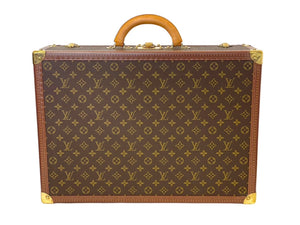 LOUIS VUITTON ルイ ヴィトン ビステン 55 トランク ケース M21327 モノグラムキャンバス ブラウン 美品 中古 64790