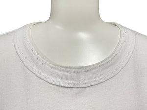 SACAI サカイ SADE シャーデプリント半袖Ｔシャツ トップス 21-0227S ホワイト コットン サイズ4 良品 中古 64815 