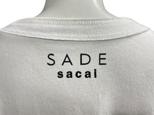 画像をギャラリービューアに読み込む, SACAI サカイ SADE シャーデプリント半袖Ｔシャツ トップス 21-0227S ホワイト コットン サイズ4 良品 中古 64815 