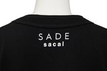 画像をギャラリービューアに読み込む, 極美品 SACAI サカイ SADE シャーデプリント半袖Ｔシャツ トップス 21-0227S ブラック コットン サイズ4 中古 64816 