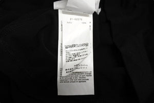 極美品 SACAI サカイ SADE シャーデプリント半袖Ｔシャツ トップス 21-0227S ブラック コットン サイズ4 中古 64816 