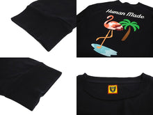 画像をギャラリービューアに読み込む, HUMANMADE ヒューマンメイド フラミンゴ ロゴ ロングスリーブ Tシャツ コットン ブラック ピンク 美品 中古 64818