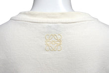 Load image into Gallery viewer, LOEWE ロエベ 半袖Ｔシャツ トップス クールネック ロゴプリント S540Y22X06 ベージュ グリーン ゴールド サイズS 良品 中古 64820
