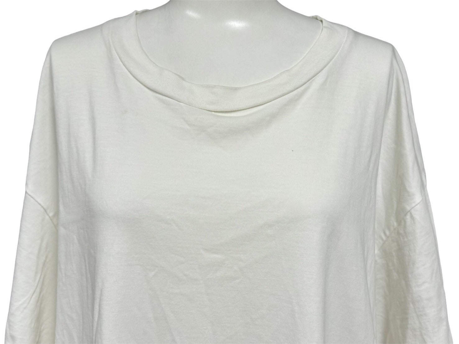 JIL SANDER - JIL SANDER＋ ジルサンダー トップス プラス ロゴ半袖Ｔシャツ クールネック オーバサイズ ロゴラベル 丸首 ホワイト XL KKPMZB0004中古 64821 JIL SANDER＋ ジルサンダー トップス プラス ロゴ半袖Tシャツ