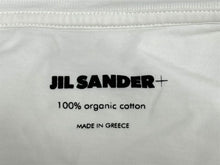 Load image into Gallery viewer, JIL SANDER＋ ジルサンダー トップス プラス ロゴ半袖Ｔシャツ クールネック オーバサイズ ロゴラベル 丸首 ホワイト XL KKPMZB0004中古 64821