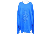 画像をギャラリービューアに読み込む, MONCLER × JW ANDERSON ジーニアス スウェット サイズL H209E8G00008 ブルー 刺繍 ロゴ 良品 中古 64822