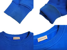画像をギャラリービューアに読み込む, MONCLER × JW ANDERSON ジーニアス スウェット サイズL H209E8G00008 ブルー 刺繍 ロゴ 良品 中古 64822