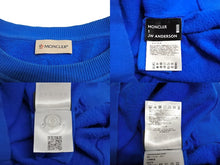 画像をギャラリービューアに読み込む, MONCLER × JW ANDERSON ジーニアス スウェット サイズL H209E8G00008 ブルー 刺繍 ロゴ 良品 中古 64822