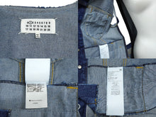 Load image into Gallery viewer, 新品未使用 MARTIN MARGIELA マルタン マルジェラ ロングライン デニムベスト サイズ38 コットン ブルー S51FB0073 中古 64824