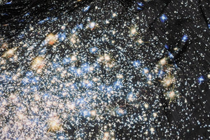 SACAI サカイプリーツ NASA スカート ひざ丈スカート ロングマキシ 星空 宇宙柄 スペース プラネット ブラック サイズ1 美品 中古 64826 