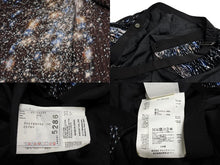 画像をギャラリービューアに読み込む, SACAI サカイプリーツ NASA スカート ひざ丈スカート ロングマキシ 星空 宇宙柄 スペース プラネット ブラック サイズ1 美品 中古 64826 