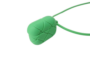 BOTTEGA VENETA ボッテガヴェネタ イントレチャート ラバーシリコン AirPodsProケース パラキート 美品 中古 64837