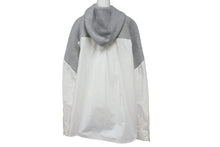 Load image into Gallery viewer, sacai サカイ パーカー 20SS サイズ3 ドッキング シャツ グレー ホワイト コットン SCM-026 良品 中古 64838