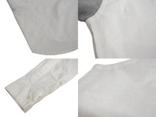 Load image into Gallery viewer, sacai サカイ パーカー 20SS サイズ3 ドッキング シャツ グレー ホワイト コットン SCM-026 良品 中古 64838