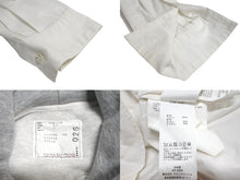 Load image into Gallery viewer, sacai サカイ パーカー 20SS サイズ3 ドッキング シャツ グレー ホワイト コットン SCM-026 良品 中古 64838